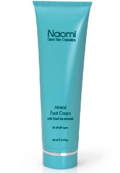 Крем для ног с минералами Мервого моря для всех типов кожи "Naomi"