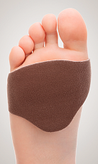 Силиконовые метатарзальные подушечки на тканевой основе Flat Soft